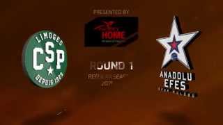 Limoges CSP - Anadolu Efes Maç Özeti 16.10.2015