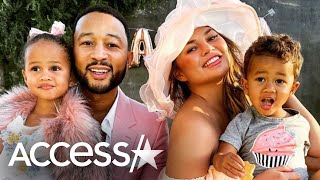 Chrissy Teigen Throws Luna \& Miles An Adorable Tea Party