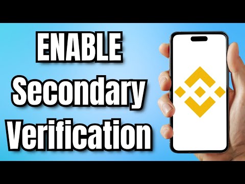 How to ENABLE Secondary Verification in Binance (2024)