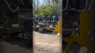 Hyperia train almost fully removed after yesterday’s valley! 03-04-25 #hyperia #thorpepark