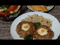 30 минут в духовке, и ужин на столе🧆/ Вкуснейшие гнезда из фарша👍