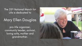 WATCH: Rose Dinner Tribute to Mary Ellen Douglas on the 25th National March for Life
