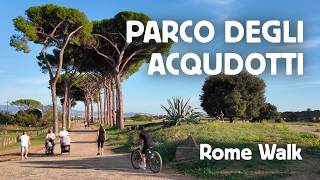AQUEDUCT PARK, Rome 🇮🇹 | Locals’ Favorite Spot to Picnic and Relax | 4K