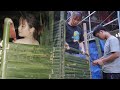 An and binhs farm life  binh builds a bamboo bathhouse for an