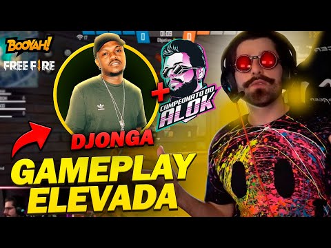 🔥 DJONGA AMASSANDO COM O ALOK NO FREE FIRE + CLASSIFICATÓRIAS CAMPEONATO DO ALOK 🔥