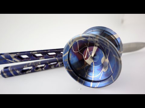 How To Splash Anodize a Titanium YoYo. Titanium G2 Banshee Prototype Anodizing Tutorial