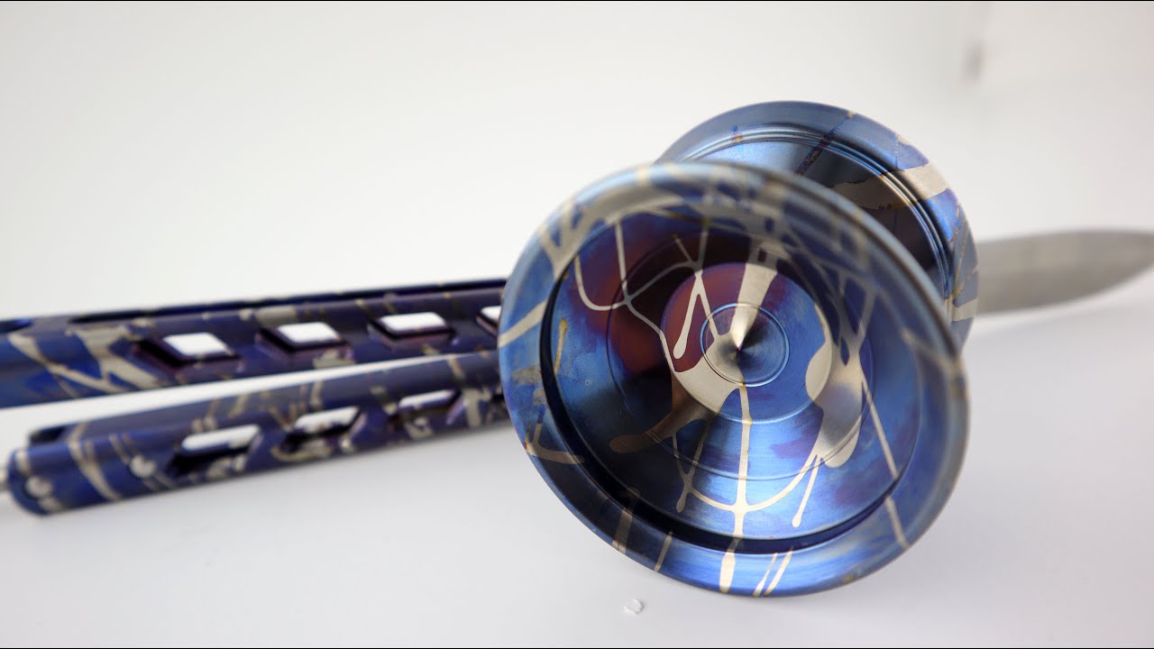 How To Splash Anodize a Titanium YoYo. Titanium G2 Banshee Prototype Anodizing Tutorial YouTube