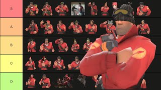 TF2 - Soldier Cosmetic Tier List