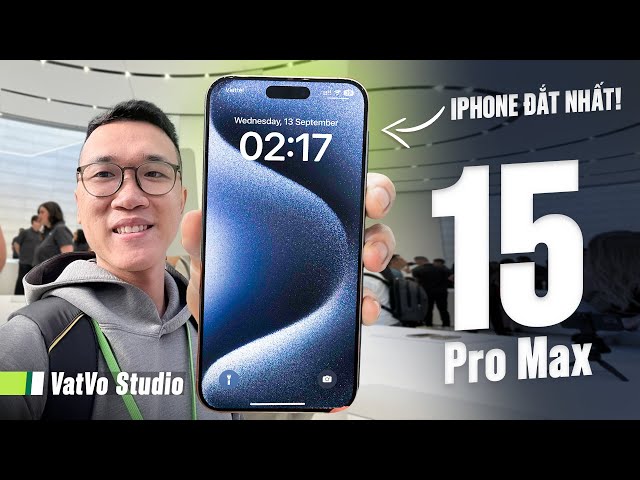 Trên tay iPhone 15 Pro Max: iPhone đắt nhất từ 35 triệu đã có USB-C 3