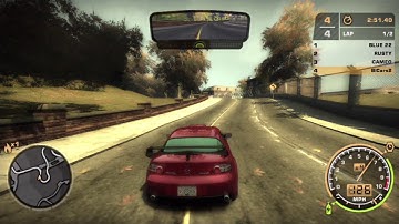 Need for Speed Most Wanted Circuit Diamond on AI mode