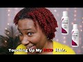 Touching up my 6 month color treated hair | Adore hair dye Magenta & Raspberry Twist