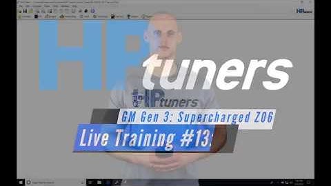 HP Tuners Live Training: C5 Supercharged Z06 Part 4 | Evans Performance Academy