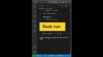 Setup Flask Framework Project   #python #indonesia #machinelearning #shorts