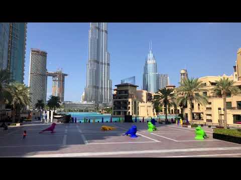 Dubai Opera and Burj Khalifa