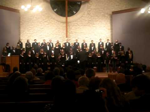 Baylor A Cappella sings Waternight by Eric Whitacr...