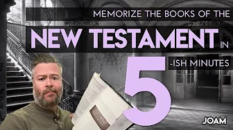 Fun Way to Memorize the Books of the New Testament in 5-ish minutes! No Songs for Visual Leaners...