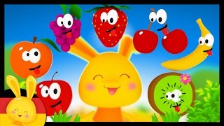 Das Obst auf deutsch lernen - German vocabulary - Obst, Früchte lernen für Kinder Titounis