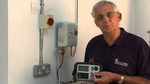 Earth Fault Loop Impedance Test On a Circuit Zs