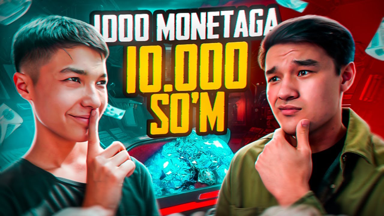 MEN VA UKAM ENG QIYIN CHALLANGE QANDAY QILIP BAJARDIK 😱 | 1000 MONETAGA 10.000 SOM 😱❗