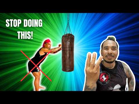 The Wrong Way to Clinch the Heavy Bag 🥊