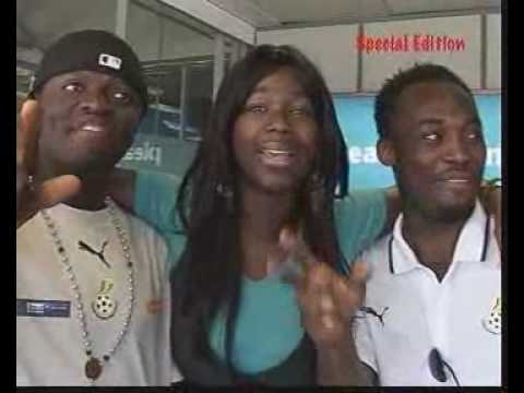 Ama K. with Muntari, Essien, Kuffuor - YouTube