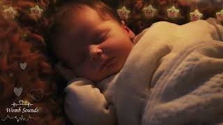 Womb Sounds, Heartbeat  & White Noise💤 Baby Sleep in Minutes 🌙 Stop Crying Instantly | Black Screen