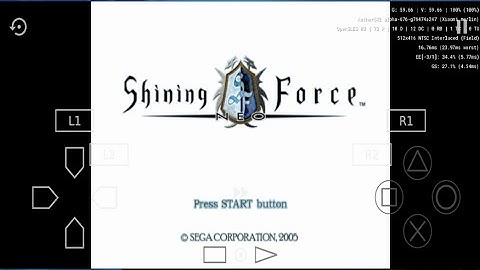 AetherSX2 / Speed Test / Shining Force NEO / MTK Helio G85 / Android / PS2 / Settings
