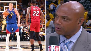 Chuck \& Shaq React to Nuggets Defeating Heat in Game 1 | 2023 NBA Finals