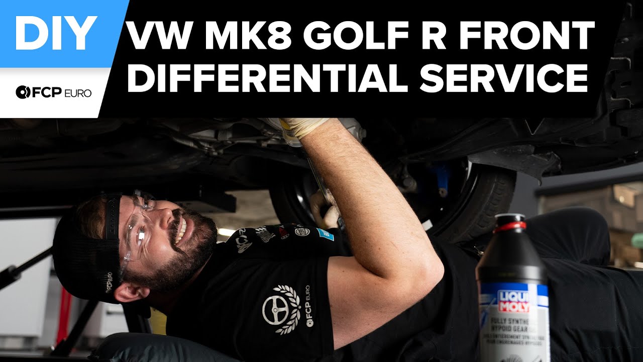 VW Golf R Front Differential Service DIY (2022-Present Volkswagen Golf ...