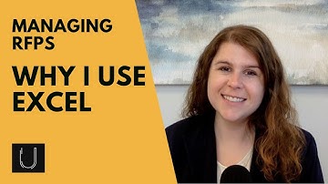 Why I Use Excel for Managing RFP Responses