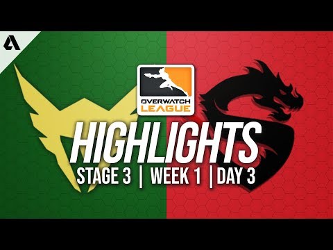 Los Angeles Valiant vs Shanghai Dragons | Overwatch League Highlights OWL Stage 3 Week 1 Day 3