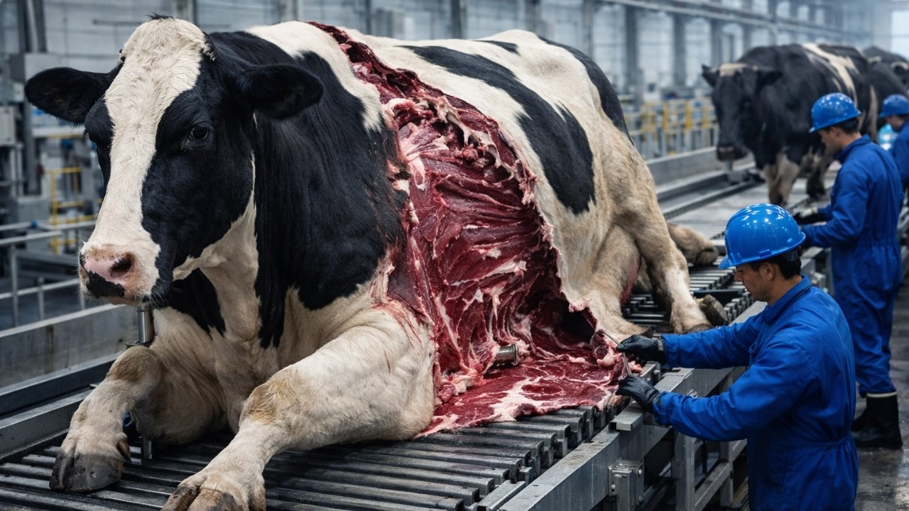 Inside a Modern Dairy Factory 🐄 | Cow Care to Milk & Dairy Products (Full Process)