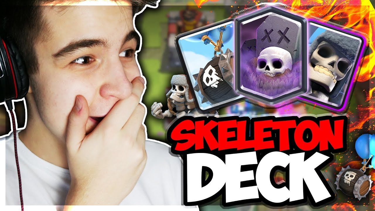 FULL SKELETON Deck Challenge! 💀 | Clash Royale CZ/SK | Ogy