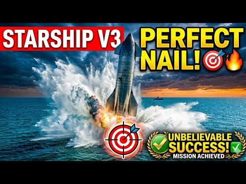 Starship V3 Nails the Splashdown! 🎯💥