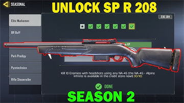 ELITE MARKSMAN SEASONAL EVENT | UNLOCK GET SP- R 208 | CALL OF DUTY MOBILE COD MOBILE