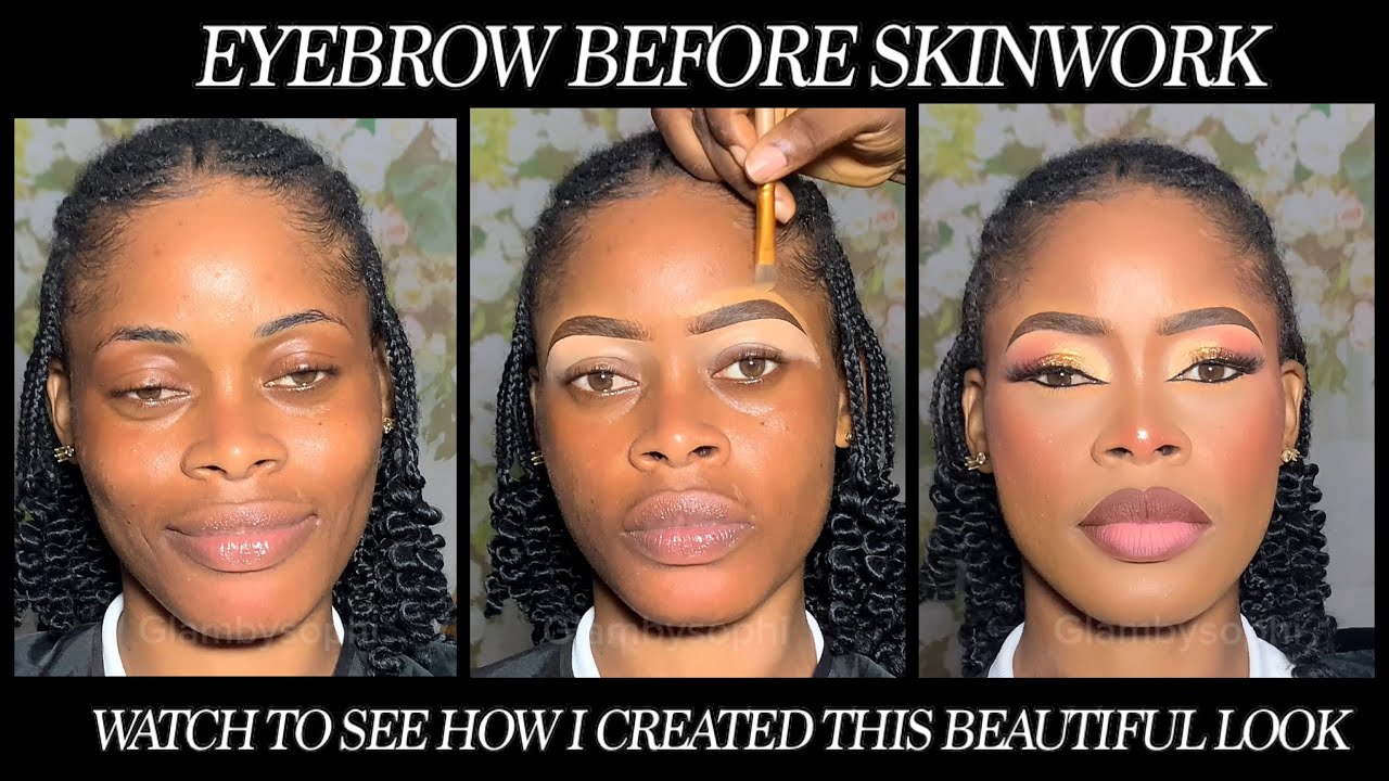 LEARN HOW I DRAW EYEBROW BEFORE SKINWORK