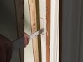 Add another hinge to old doorframe #whileworking #london #renovation #doors #door #doorframe