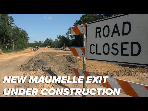 Maumelle exit under construction to help with traffic flow on track to open by 2020