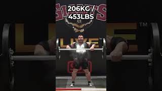 Eddie Hall World Record Axle press 216kg