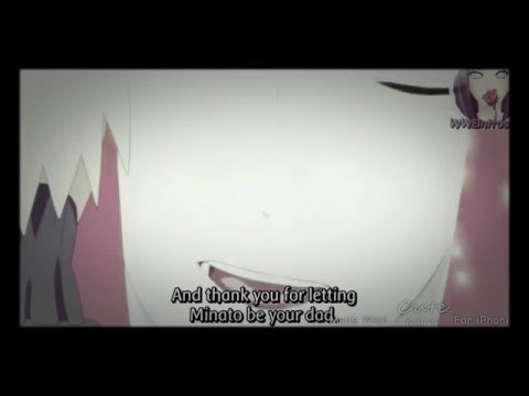 ナルト感動シーンミナト&クシナ&自来也？