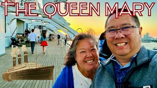 2023 QUEEN MARY Overnight Stay, Ship Tour & Fireworks!!