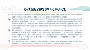 2 Optimización de redes