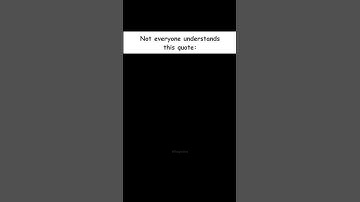 Thumbnail of Not Everyone Understands This Quote #Shorts #Motivation