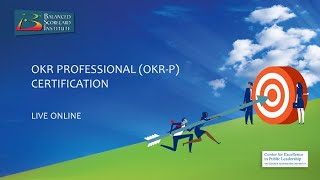 Objectives and Key Results (OKR) Professional Certification Training