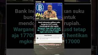 kalau suku bunga naik terus maka investor akan kabur #feedshorts #shortvideo #prabowo