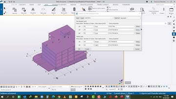 TEKLA Structure 2022 |   Create Views along grid lines