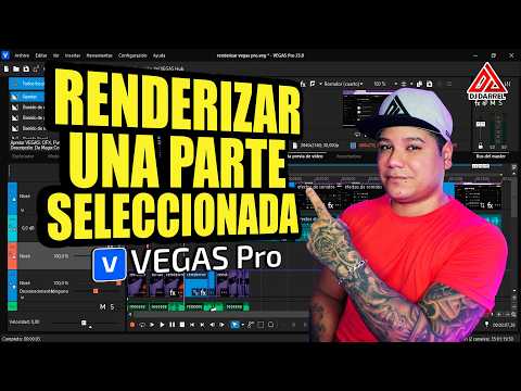 RENDERIZA UNA PARTE SELECCIONADA EN VEGAS PRO 23 ✅ @DjDarrelElapoderado  ✔