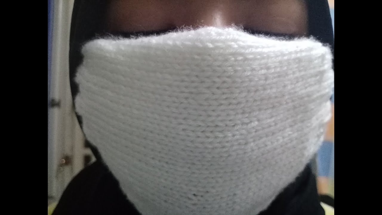 how to knitting face mask in bangla সঠিক পদ্ধতিতে মাস্ক তৈরি YouTube