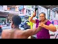 Thai Street Side Tok Sen & Stretching Massage During Crazy Songkran Water Festival – Pattaya 🇹🇭