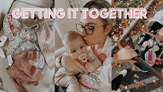 Getting my life back together, postpartum updates, H&amp;M baby haul | Stay at Home Mom Vlog